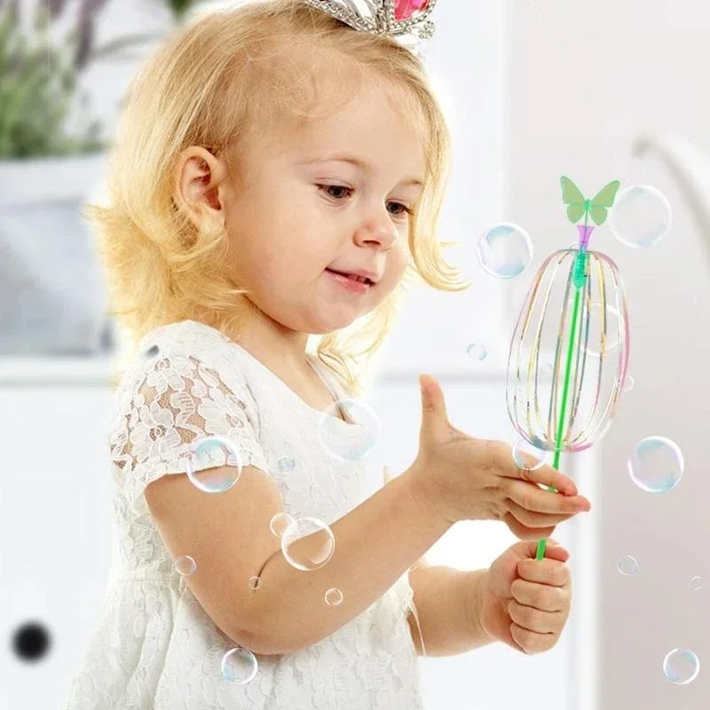 3/5pcs Bubble Magic Wand,Rainbow Twirler Stick,Spin Glitter Stick,Variable Twirler Stick Rave Toys for Party Festival 6