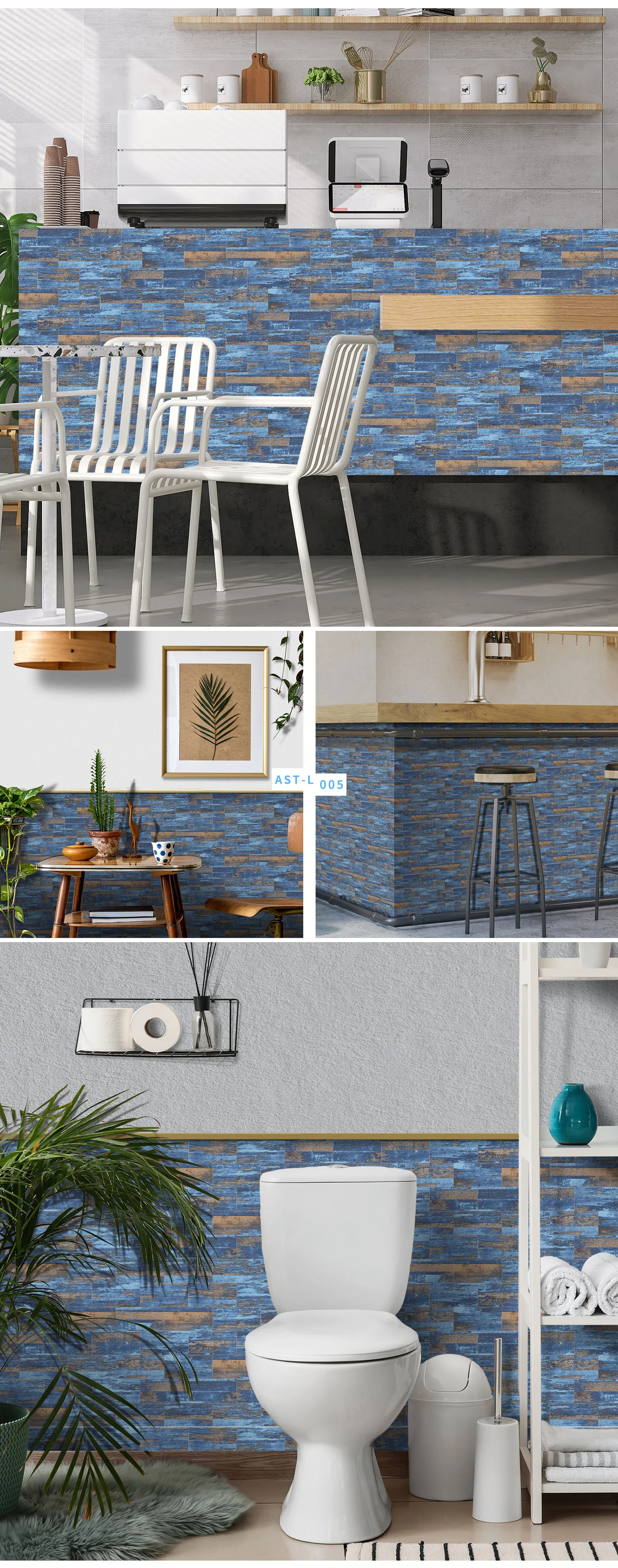 2-10 stücke selbst klebende Tapete wasserdichte Wanda uf kleber für Wände dickere Pe Schaum Aufkleber Küche Bad DIY Papel de Parede – Detail 16