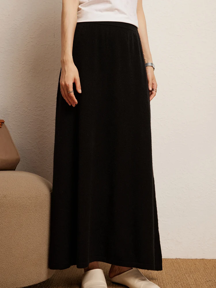 Korean Long Skirt Cashmere Detail 39