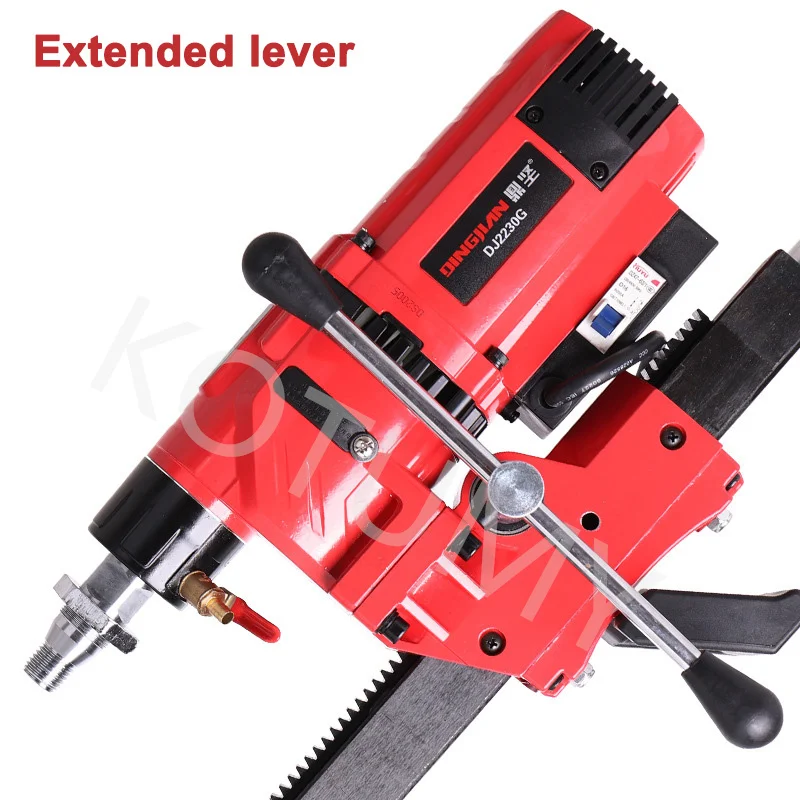 Electric Lightweight Water Drilling Machine 220V/3000W Industrial-Grade Desktop Drill Three Level Deceleration Full Guide Wheel 5