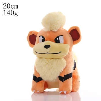 20cm Pikachu Pokemon Plush Doll Charmander Bulbasaur Squirtle Psyduck Eevee Plush Soft Stuffed Animals Peluche Plushie Toy Gifts 26