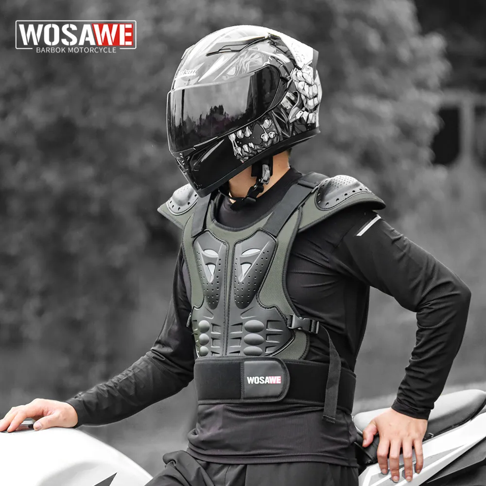 WOSAWE Motorcycle Jackets Men's Full Body Armor Protection Jackets Motocross Enduro Racing Moto Protective Equipment Clothes motorcycle armor,motorcycle body armor,motorcycle jackets