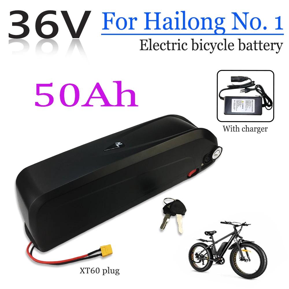 

36V 50Ah For Hailong No. 1 High capacity newly upgraded BMS battery pack,Long lasting endurance，With charger