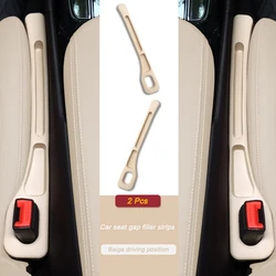 Car Seat Gap Filler with Leak - Proof Design - Pack of 2 (1 Pair For Beige)