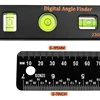 Digital Display Ruler 4-in-1 Folding-Metal Stationery Ruler General-Tool Protractor-Inclinometer for Building Decoration 2