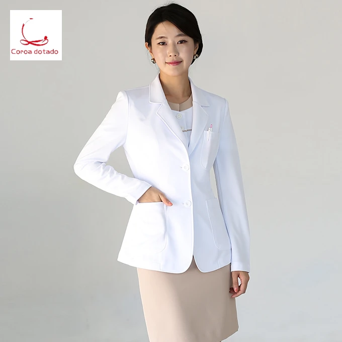 Chirurgia Plastica Ospedale Medico Cappotto Bianco Uniforme Da Infermiere Abbigliamento Da Medico Dentale Salone Di Bellezza Abbigliamento Da Lavoro G