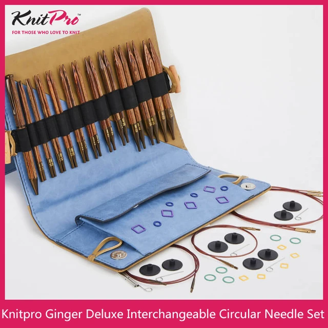 Ginger Interchangeable Circular Needles Deluxe Set