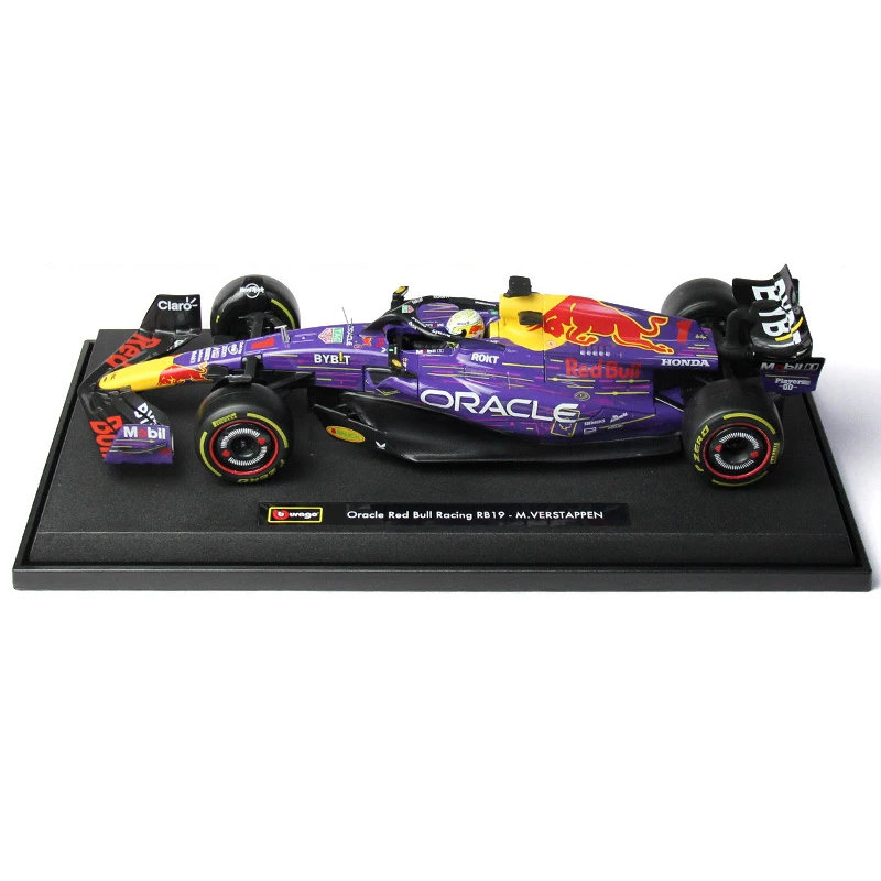 Bburago 1:18 F1 Ferrari SF24 #16 lecler #55 Car Model  Las Vegas F1 Red Bull Racing RB19 1# 11#  Formula 1 Alloy Toy Vehicle 5