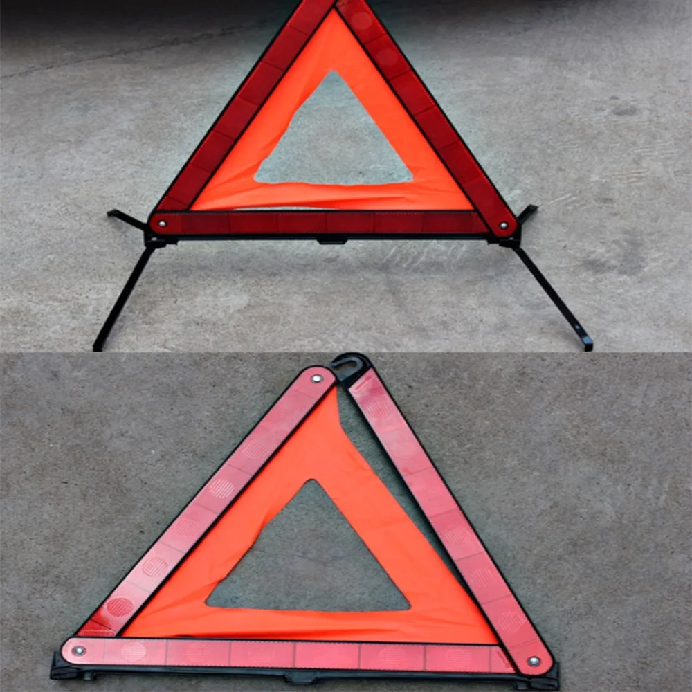 안전 비상 삼각대 경고판 차량 접이식 반사 주차 경고 삼각대