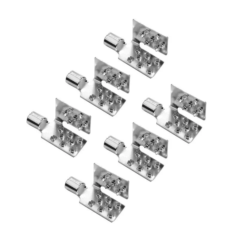 

10PC High Quality Clip Connectors Fixed Clip Floor Heating Film Clamps Silver Home Decoration Accessories Heating Film