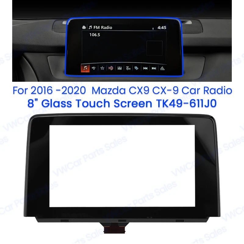 ġ ũ  Ÿ  CX-9 2016-2019 TK49-611J0 TK49-611JA TK49-611J0 ڵ  ǰ 8 ġ