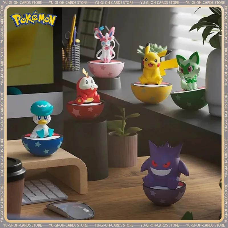 ポケモン置物ぐらつきおもちゃピカチュウゲンガーサルベオンフエコ