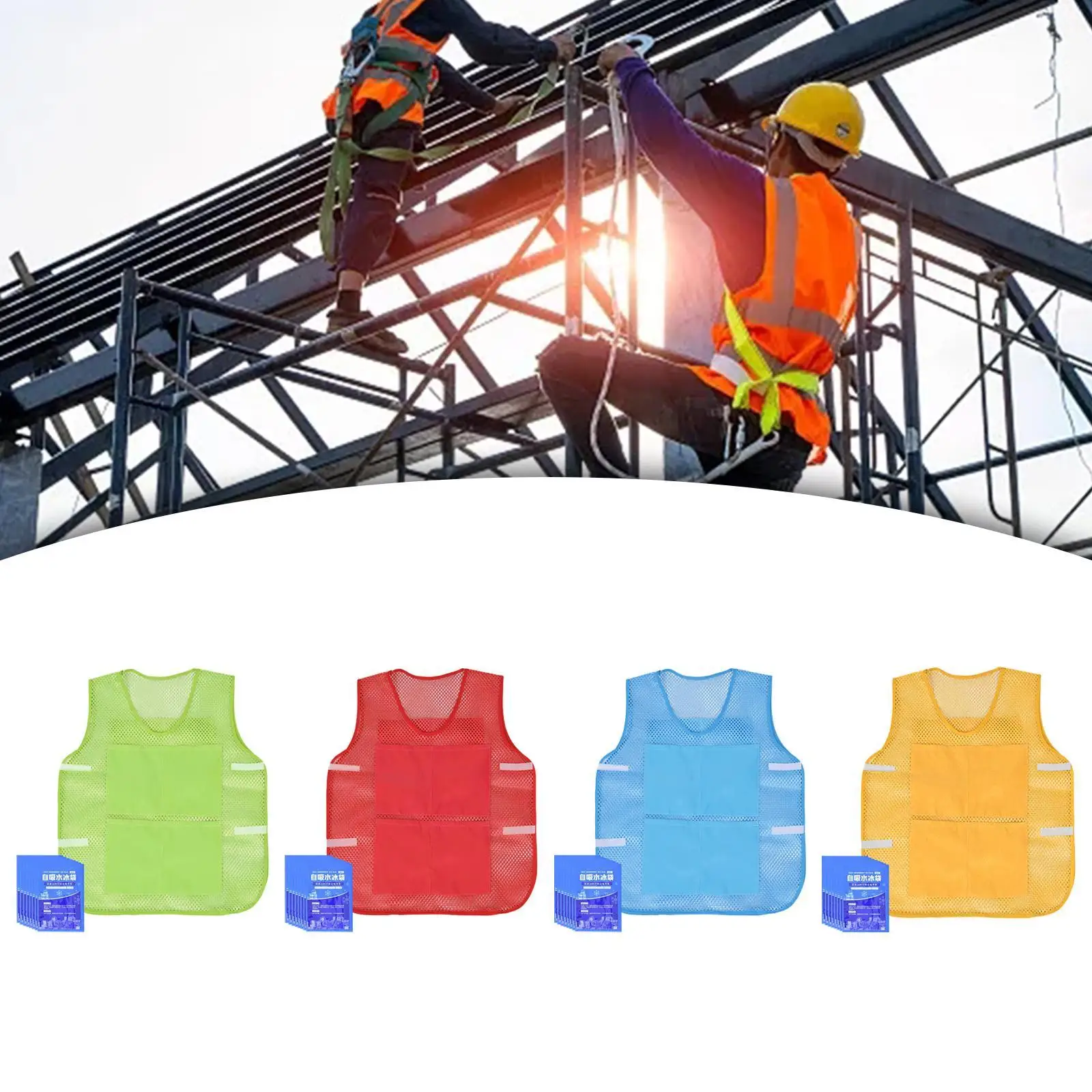 Summer Cooling Vest Ice Cooling Vest Adjustable8 I..