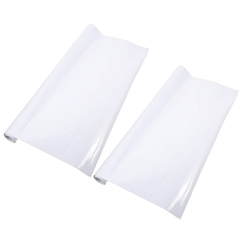 practicpaper white paper board sticker board self adhesive easy removeable erasable decal writing painting whiteboard two pieces cork board dry erase board moterm white board for wall bulletin board drawing board 1 Set of Home Whiteboard Dry Erase Sheet Erasable White Board Sticker White Board Sheet