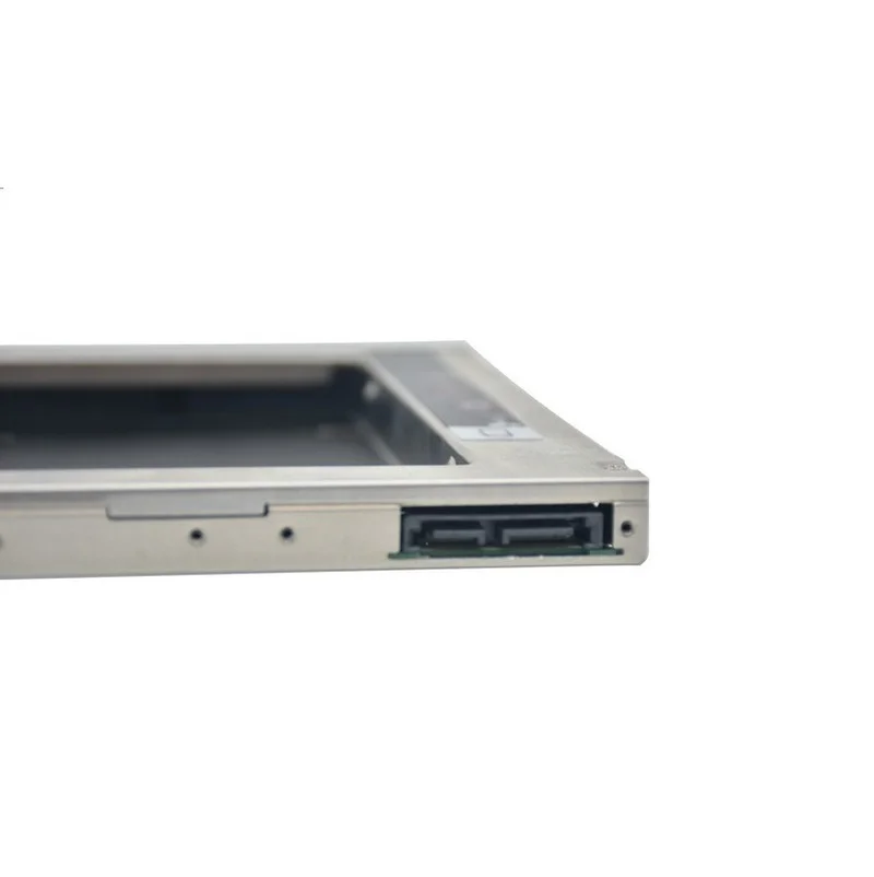 segundo de Alumínio 2nd Hdd Caddy 9.5 mm Sata 3.0 Optibay 2.5 Ssd Ssd Dvd Cd-rom Gabinete Adaptador Disco Rígido Unidade 9.5 mm 12.7 mm - Imagem 3