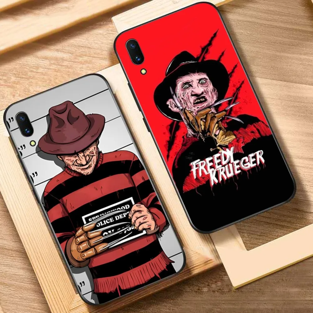 

Film K-Krueger F-Freddy Horror Phone Case For Huawei Y9 6 7 5 Prime Enjoy 7s 7 8 plus 7a 9e 9plus 8E Lite Psmart Shell
