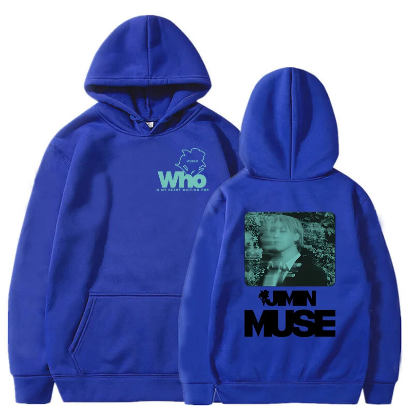thumbnail image 1 of Jimin Muse-Sudadera con capucha para hombre y mujer, jersey de manga larga con estampado de miembros de la banda coreana, ropa de calle de invierno, 1 of 3