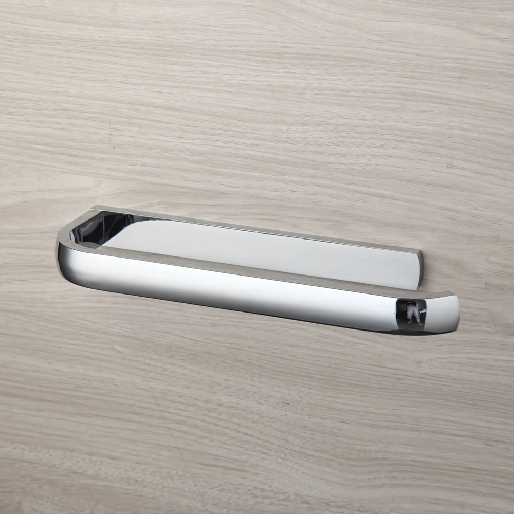 SINLAKU Chrome Plated Bathroom Accessories Paper Holder Soap Dish Wall Mount Towel Shelf Hook Toilet Brush Bathroom Pendant