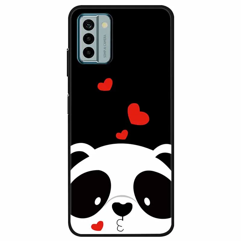 Custodia per Nokia G42 (6.56 Pollice) + Pellicola Vetro Temperato,Nero