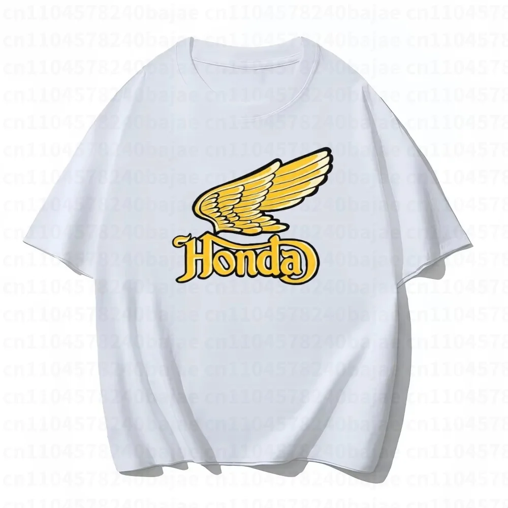 혼다 여름 트렌디 핫 아이템 패션 모토 혼다 그래픽 작업복 프린트 티셔츠 캐주얼 편안하고 통기성이 좋음