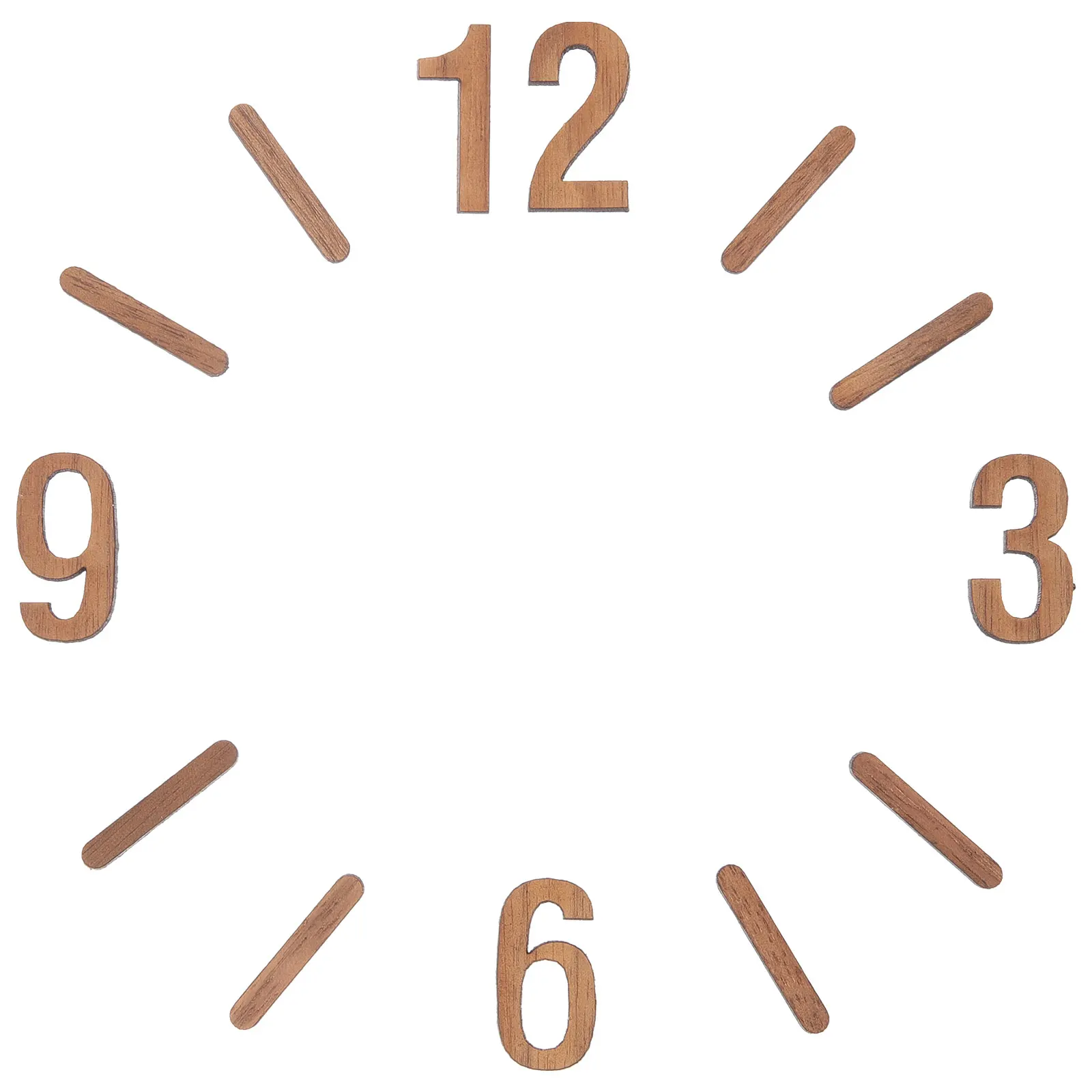 Digital Wall Clock,Wall Clock,Digital Display Clock,Wooden Wall Clock DIY Numerals Kit Replacement