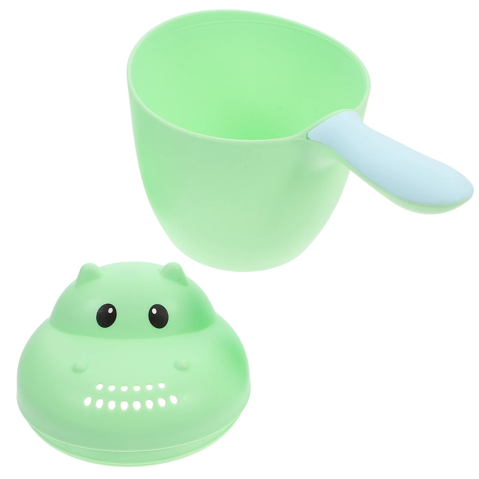 Scoops Washing Cup and Bath Spoon Rinser Shower Head Pink for Rinsing Hair Toddler