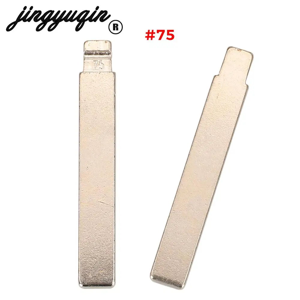 jingyuqin 10pcs Replacement Flip KD VVDI Uncut Remote Blade