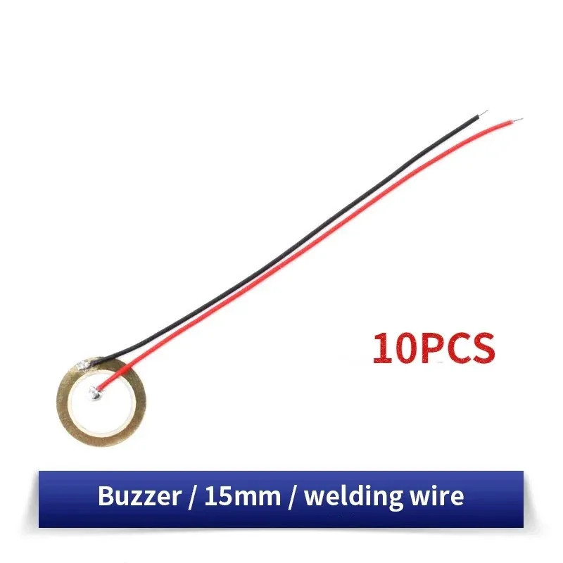 Piezoelectric Ceramic Wafer Sounder Element with Wire
