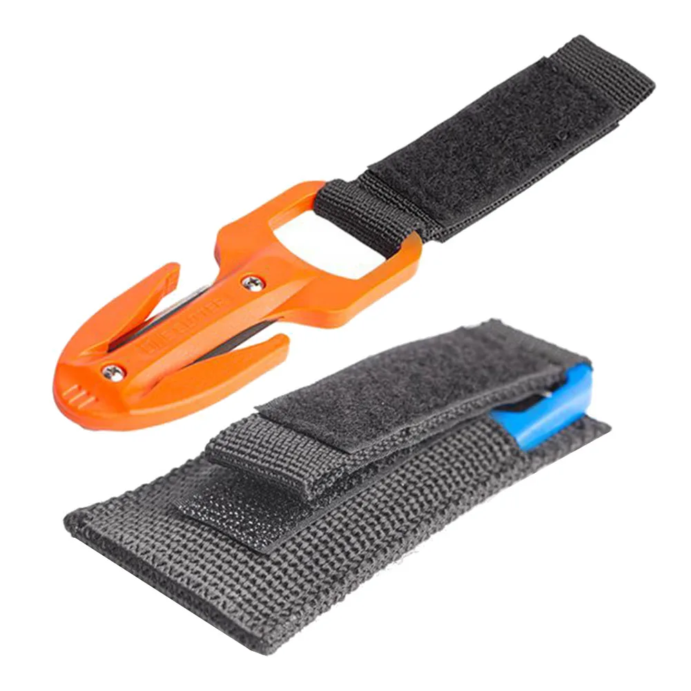 Portable Cutter with Durable Blade & Lanyard for Scuba Diving, Snorkeling,  Spearfishing, Boating, Camping & Fishing Pink