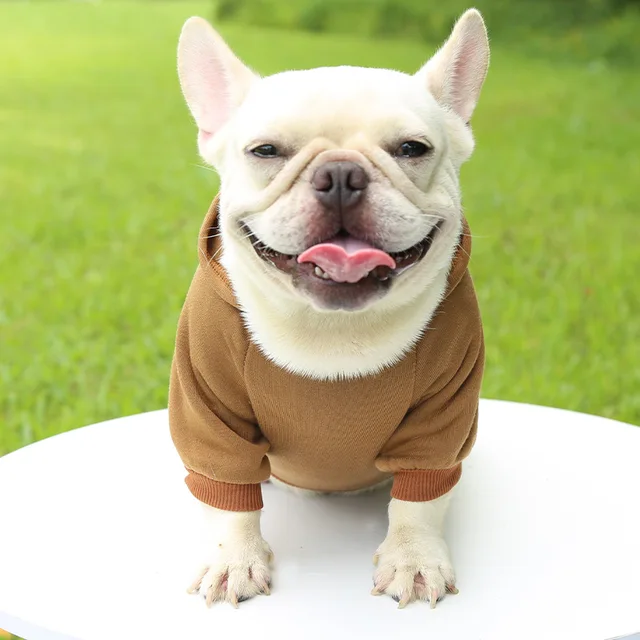 Cheap Dog Hoodie Winter Warm Dog Clothes for Small Medium Dogs French Bulldog Coat Puppy Cat Jacket Chihuahua Yorkie Pet Costume 5