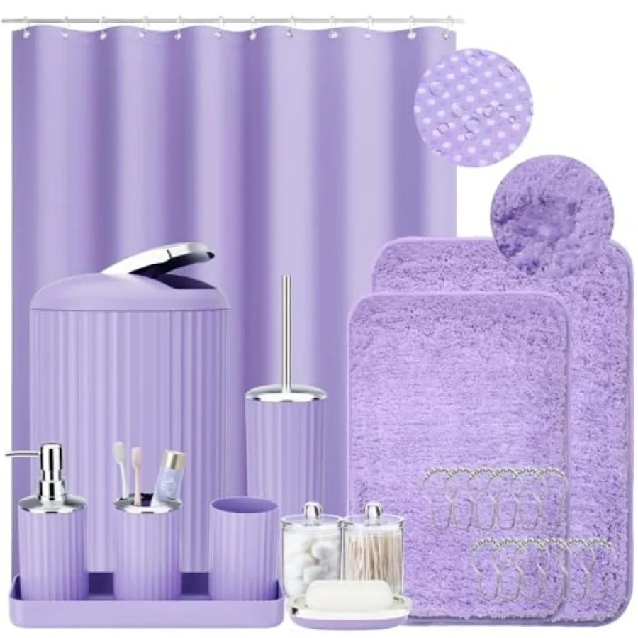 Bathroom accessories set image 1