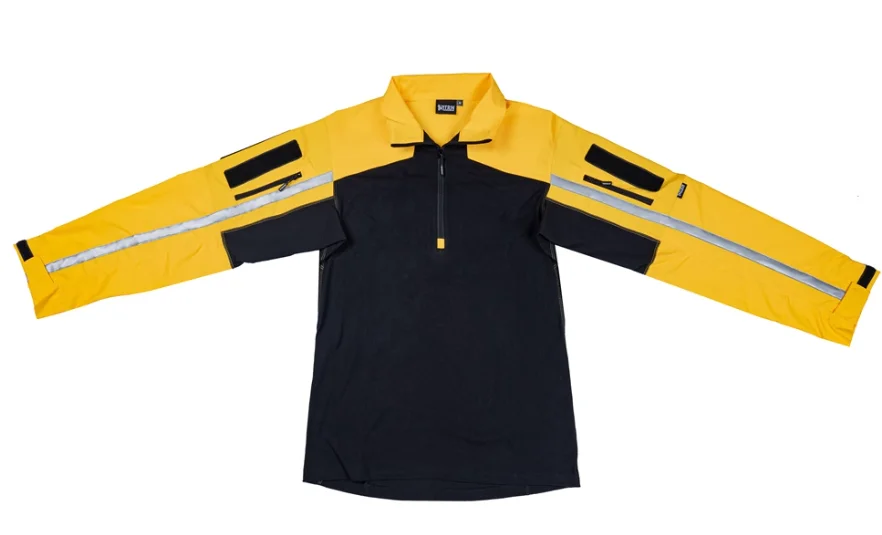 Uniforme da combattimento maglietta sportiva arancione giallo - immagine 3