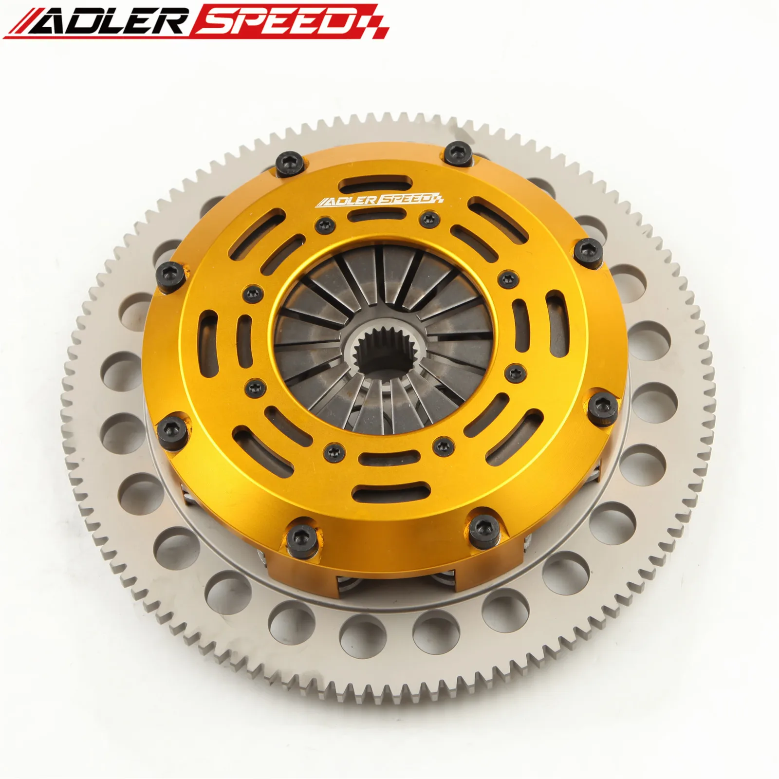 ADLERSPEED RACING CLUTCH TWIN DISC + FLYWHEEL KIT FOR Toyota 4Runner ;Celica ST; GT; GT; Pickup 2.2L 2.4L 4cyl