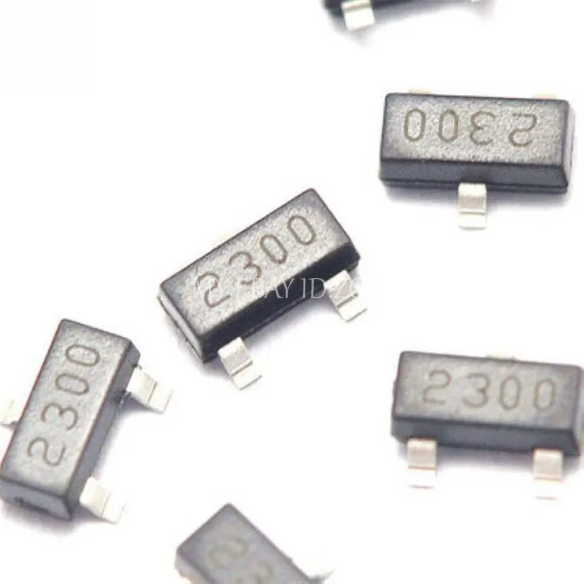 100pcs SI2300 2300 SOT-23 N-Channel 30-V(D-S) MOSFET SMD Transistors