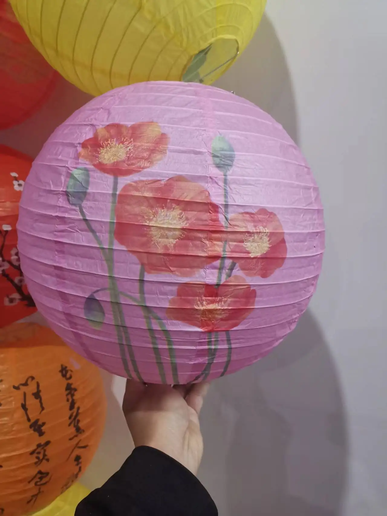 10 Lanterne Di Carta Cinesi Pieghevoli 25 Cm – Multicolore (10 Colori), Con Telaio In Metallo, Perfette Per Matrimoni, Feste E Decorazioni