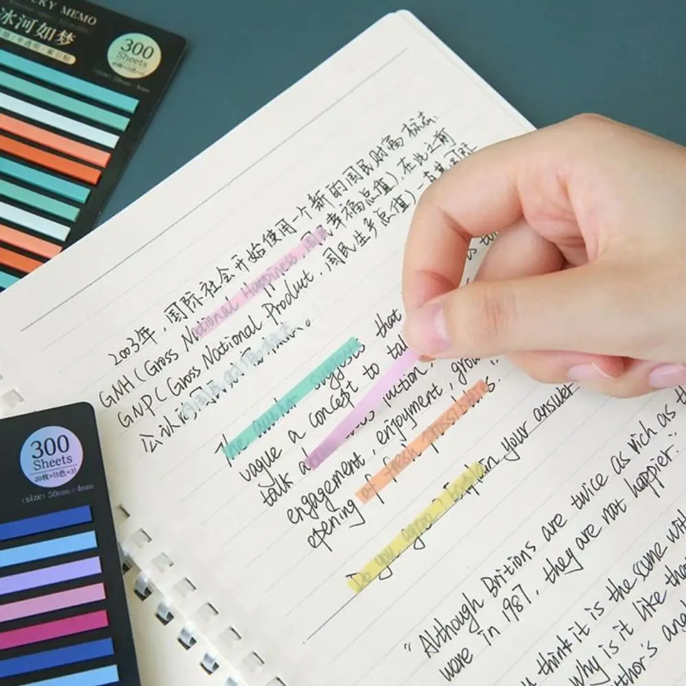 Stationery Sticky Notes for DIY Decoration and Office Bookmarking