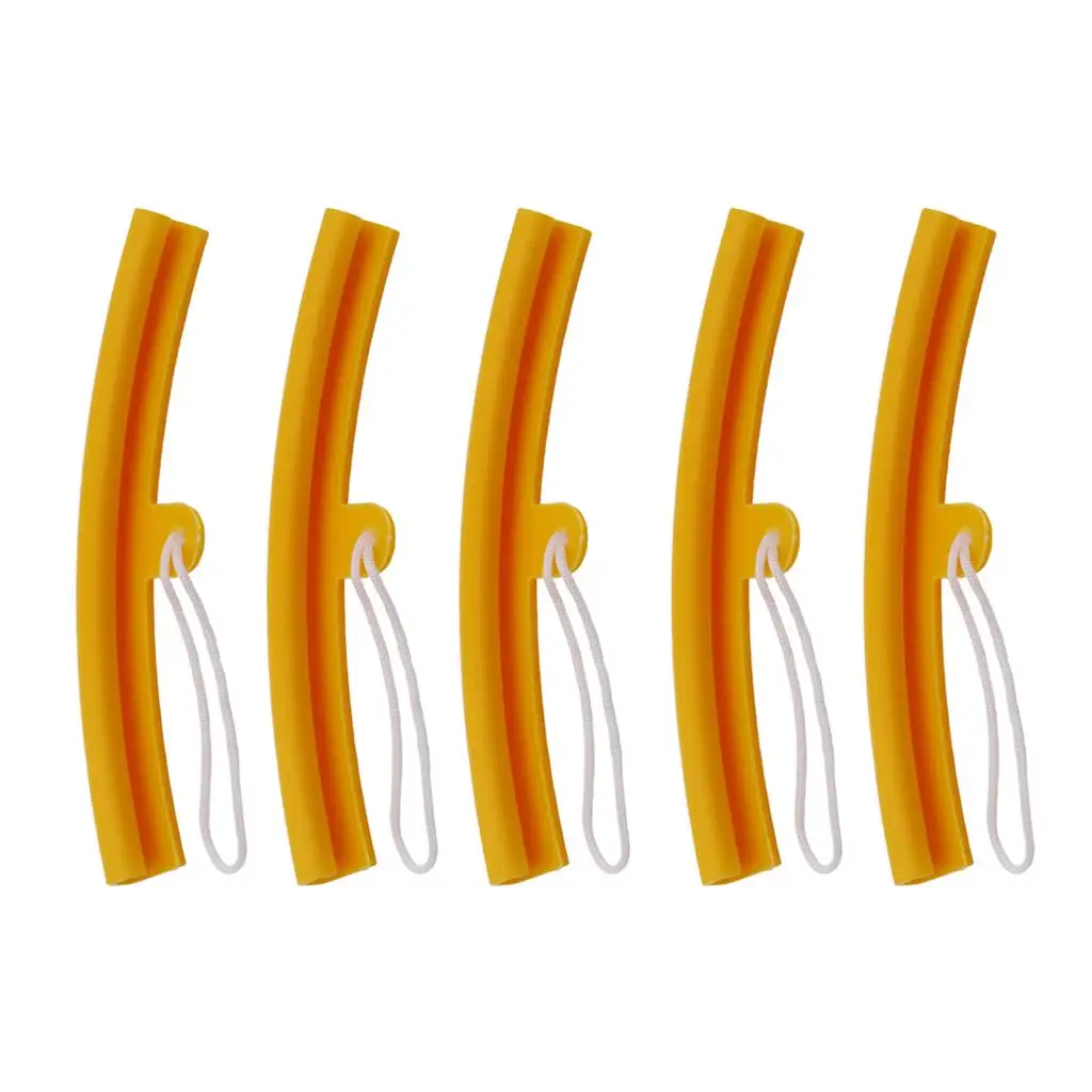 

5pcs Motorbike Car Wheel Rim Protector Changing Tyre Edge Protection Yellow