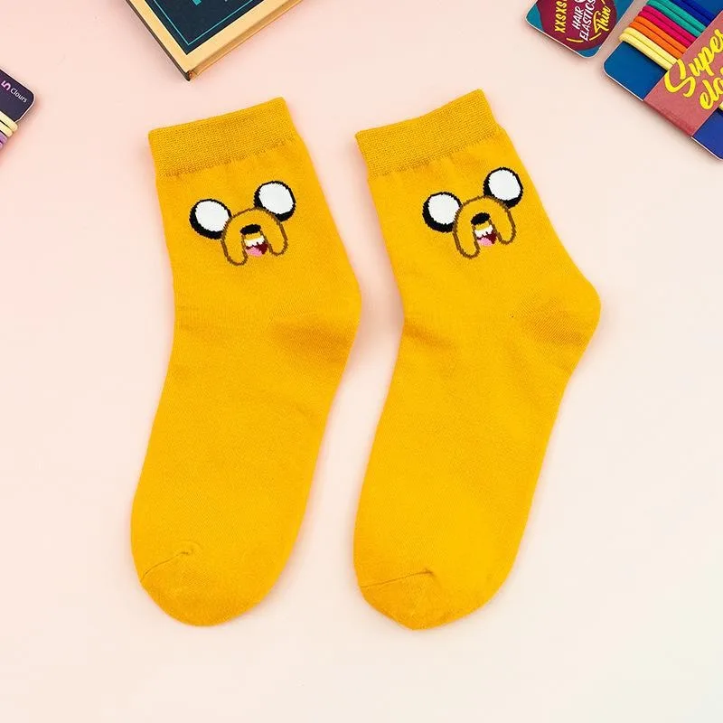 Women's Socks Adventure Series Medium Socks Ins Trend Comfortable and Breathable womens socks