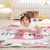 Personalized blanket, customize a blanket with a name printed on it as a Christmas and Children's Day birthday gift for children 4