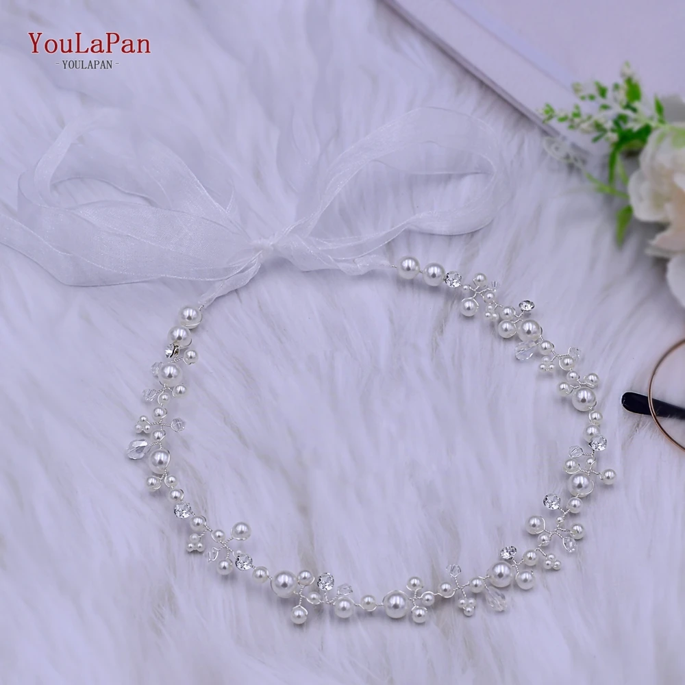 TOPQUEEN Bridal Belts for Wedding Handmade Pearls Belts for Girlfriend Elegant Beaded Crystal Belts for Dresses Jewelry SH03