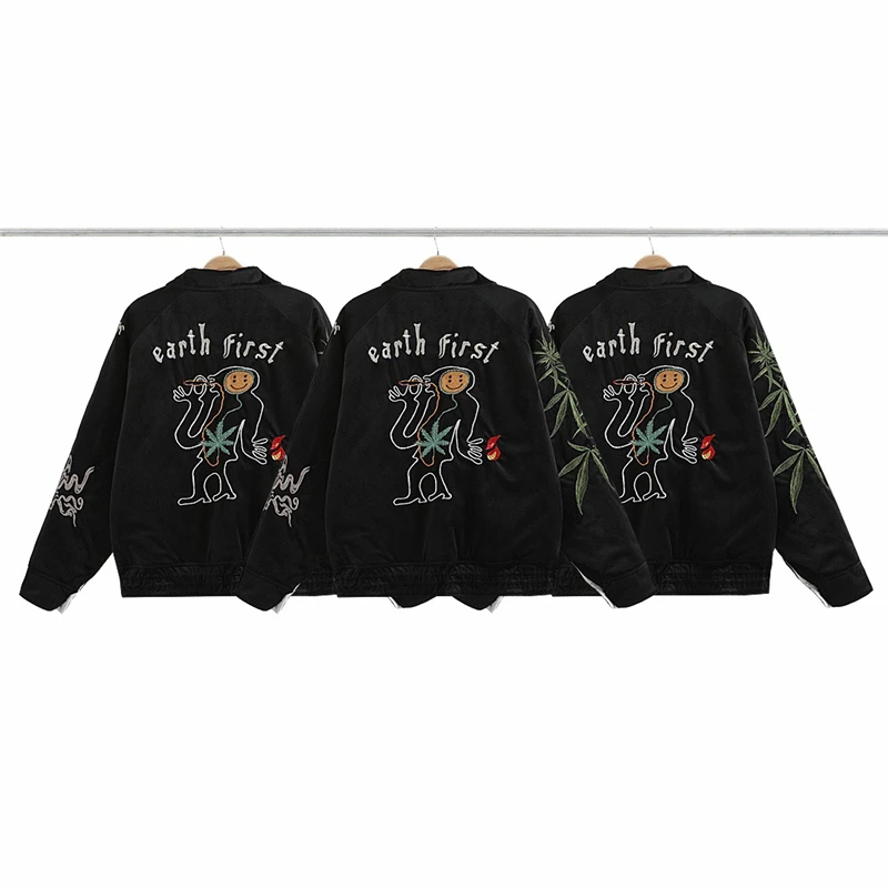 

2023ss Embroidered CPFM.XYZ Jacket Men Women 1:1 High Quality Heavy Fabric CPFM Christmas Limited Jacket Coat