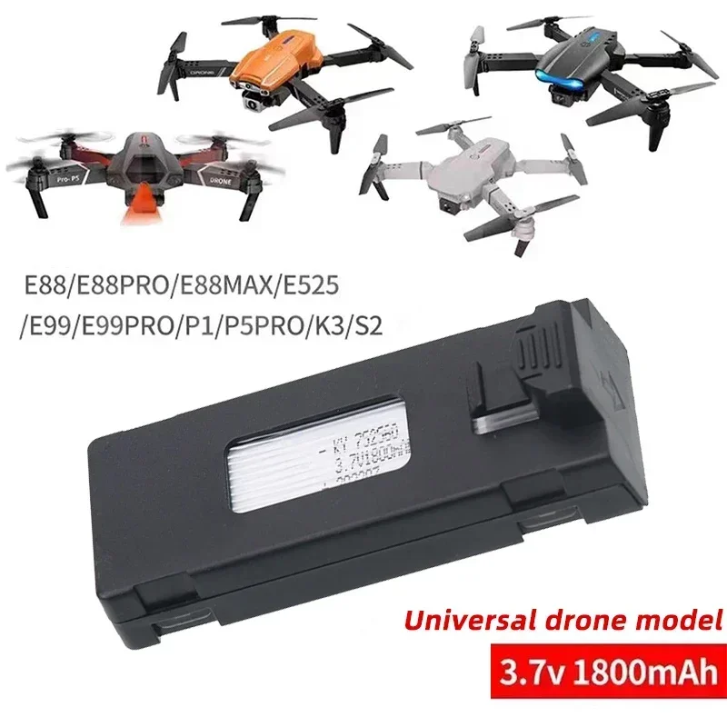 E88 E88PRO Ls-E525 E525 PRO Drone battery 3.7V E88 Li-polymer battery E88MAX E99 E99PRO P1 P5PRO K3 S1 P8 RC quadcopter