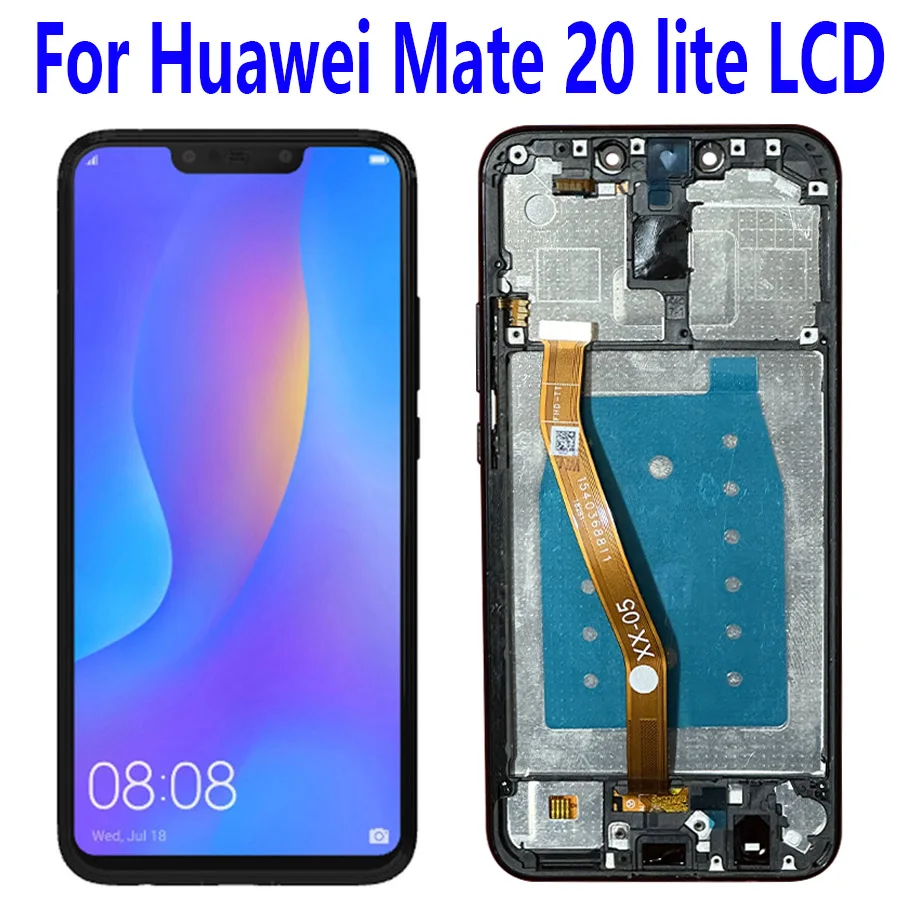 

ЖК-дисплей 6,3 дюйма IPS для Huawei Mate 20 lite, сенсорная панель, дигитайзер, запасные части для Huawei Mate 20 lite LCD