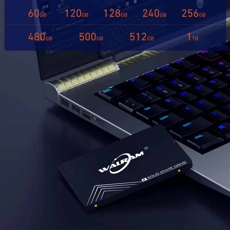 WALRAM SSD 512GB 128GB 256GB Hard Disk Drive SATA3 SSD 1TB 120GB 240GB 480GB Hdd 2.5 4