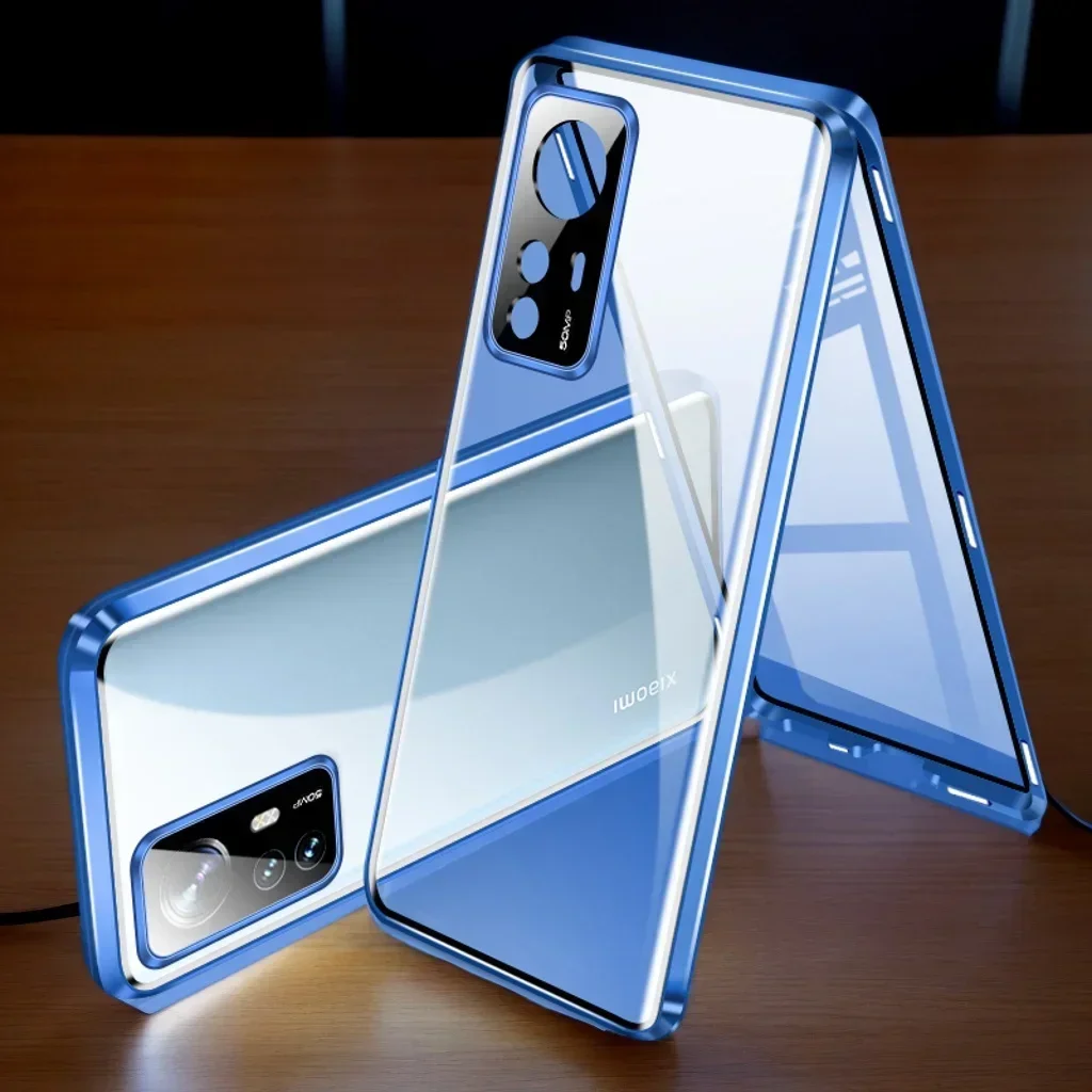 360° Full Protection Double-Sided Magnetic Tempered Glass Phone Case