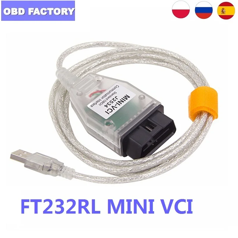 Mini Vci Ft232Rl V16.00.017 Tis Techstream Mini Vci Obd2 Kábel -Toyota -Lexus Diagnosztikához