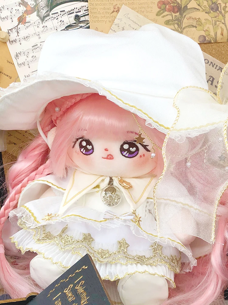 Bonecas Kawaii de pelúcia originais, Roupas Cosplay, Vestir, Cabelo Nikki  Rosa Bonito, Olho Grande, Garota Loli, Presente de Aniversário, 20cm -  AliExpress