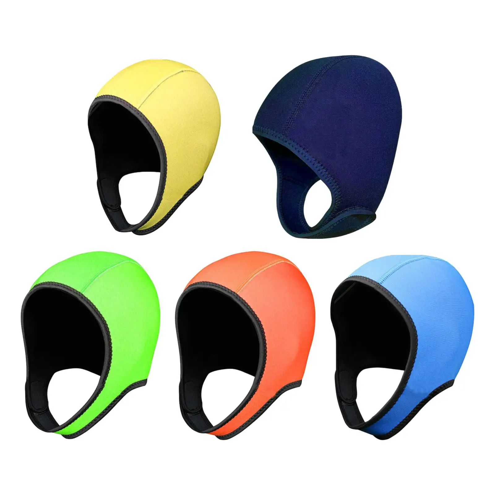 

Diving Hood 3mm Neoprene Wetsuit Hood with Chin Strap Head Cover Surfing Cap Surfing Hat for Surfing Winter Rafting Canoe Kayak