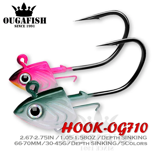 Fishing Accessories Hooks 30-45g Sinking Jig Head Hook Peche En Mer Leurre  Carp Fish Isca Artificial Angeln Zubehor Dropshipping - AliExpress