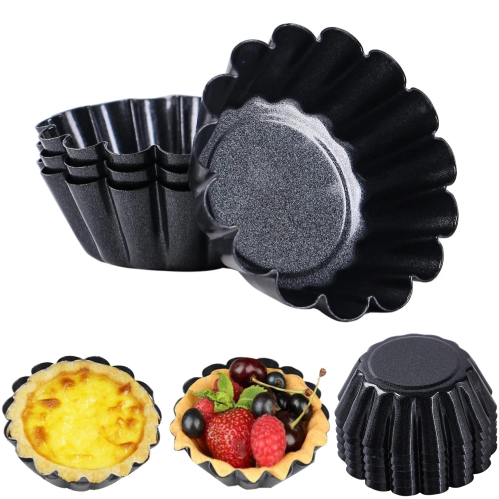 Stainless Steel Dish Pan Wrapper Molds  Stainless Steel Baking Cupcake Tins  - Cups - Aliexpress